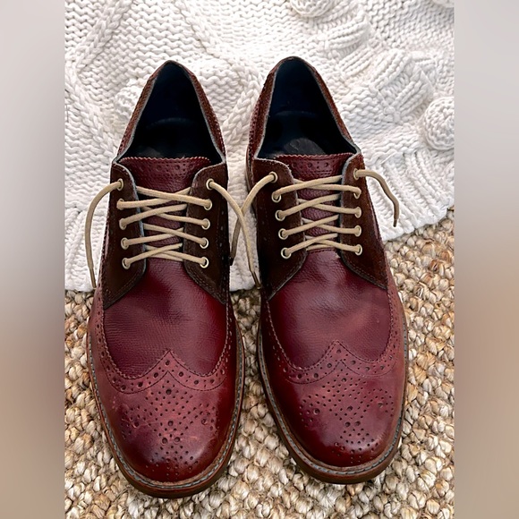 Cole Haan Other - COPY - Cole Haan brogue wingtip shoes burgundy leather.